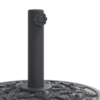 Parasolvoet met wielen voor stok van &Oslash;38 / 48 mm 27 kg rond