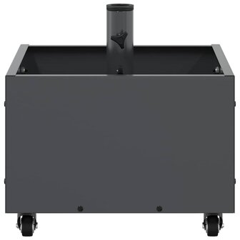 Parasolbasis met plantenbak Antraciet 45 x 45 x 45 cm Staal