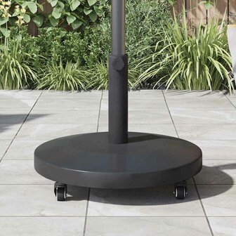 Buiten Parasolvoet Donkergrijs 48 x 48 x 32 cm Staal, Beton