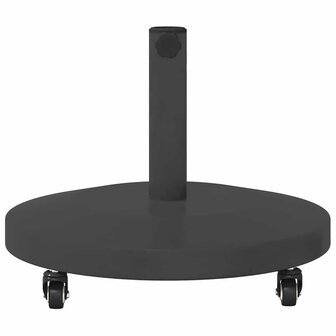 Buiten Parasolvoet Donkergrijs 48 x 48 x 32 cm Staal, Beton
