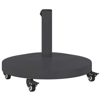 Buiten Parasolvoet Donkergrijs 48 x 48 x 32 cm Staal, Beton