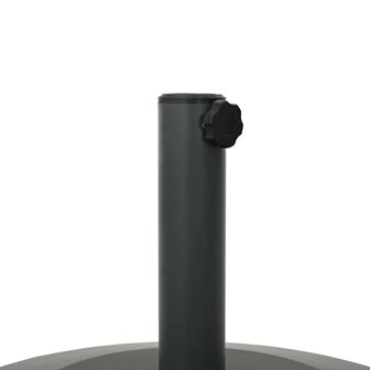 Buiten Parasolvoet Donkergrijs 48 x 48 x 32 cm Staal, Beton