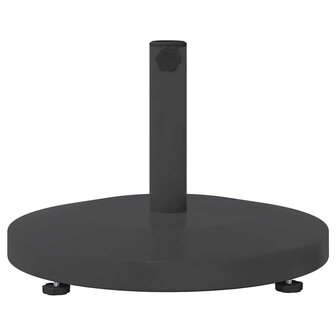 Buiten Parasolvoet Donkergrijs 48 x 48 x 32 cm Staal, Beton