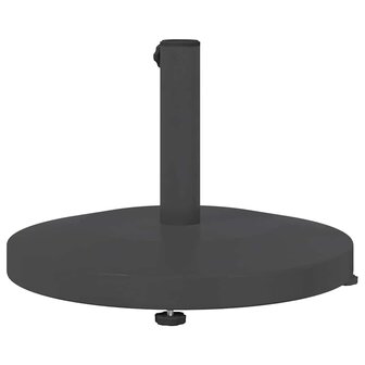 Buiten Parasolvoet Donkergrijs 48 x 48 x 32 cm Staal, Beton