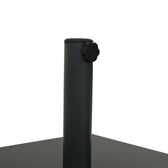 Buiten Parasolvoet Zwart 45 x 45 x 31.5 cm Staal, Beton