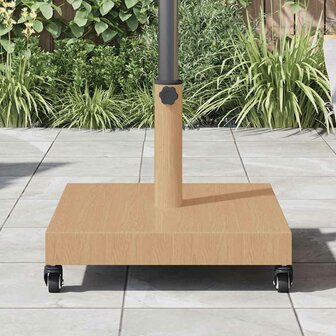 Buiten Parasolvoet Lichthout 45 x 45 x 31.5 cm Staal, Beton