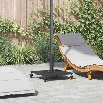 Buiten Parasolvoet Donkergrijs 45 x 45 x 31 cm Staal
