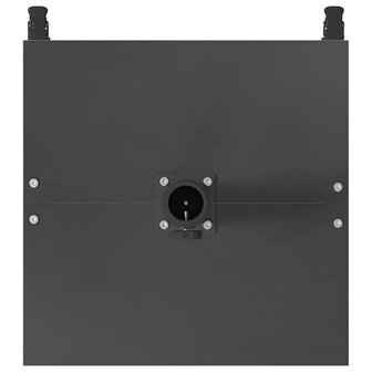 Buiten Parasolvoet Donkergrijs 45 x 45 x 31 cm Staal