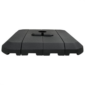 Set van Hangende Parasolbasis 4 pcs Zwart 98 x 98 x 13 cm
