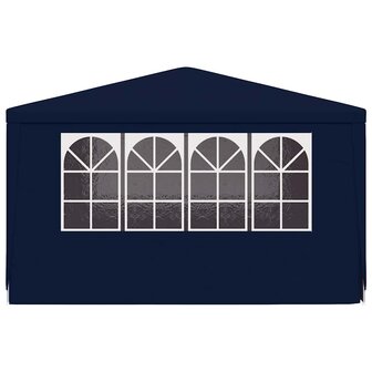 Partytent met zijwanden professioneel 90 g/m&sup2; 4x4 m blauw