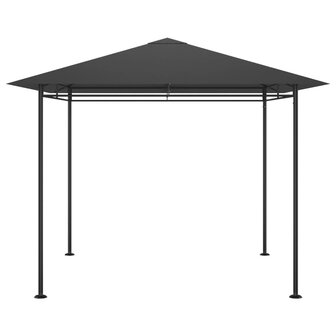 Prieel 180 g/m&sup2; 3x3x2,7 m antracietkleurig
