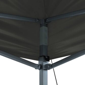Partytent inklapbaar 3x4 m staal antraciet