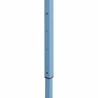 Partytent met 4 zijwanden inklapbaar 280x410x315 cm staal wit