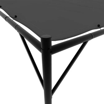 Prieel 4x4 m 180 g/m&sup2; stof en staal antracietkleurig