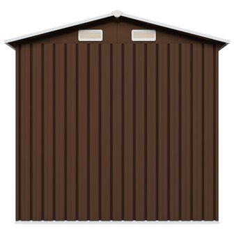 Tuinberging 204x132x186 cm staal bruin