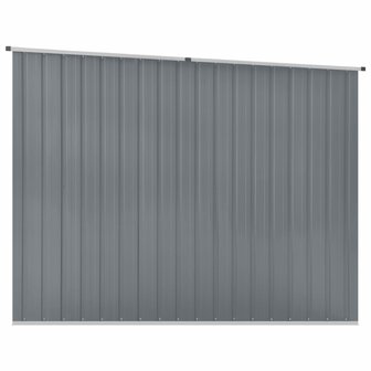 Tuinschuur 195x198x159 cm gegalvaniseerd staal grijs