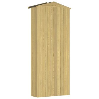 Tuinschuur 87x33x222 cm ge&iuml;mpregneerd grenenhout