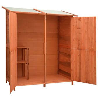 Tuinschuur 136x75x160 cm massief vurenhout