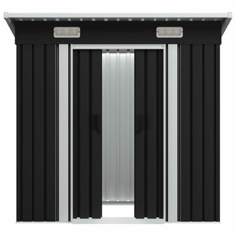 Tuinschuur staal antraciet