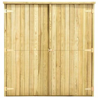Tuinschuur 163x50x171 cm ge&iuml;mpregneerd grenenhout