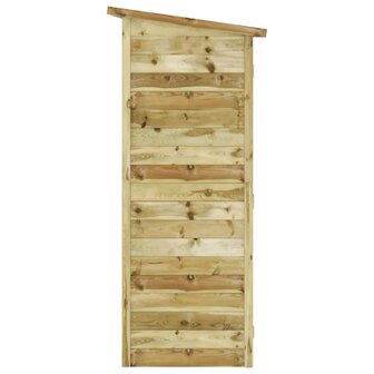 Tuinschuur 182x76x175 cm ge&iuml;mpregneerd grenenhout