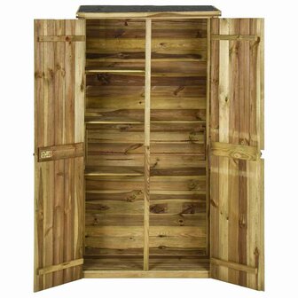 Tuinschuur 85x48x177 cm grenenhout