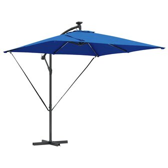 Cantilever Banana Parasol Blauw 249 x 249 x 250 cm