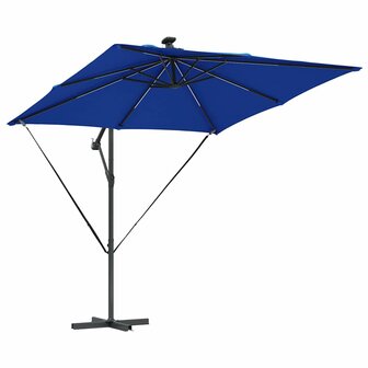 Cantilever Banana Parasol Blauw 249 x 249 x 250 cm