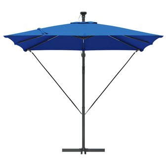Cantilever Banana Parasol Blauw 249 x 249 x 250 cm