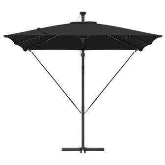 Cantilever Banana Parasol Zwart 249 x 249 x 250 cm
