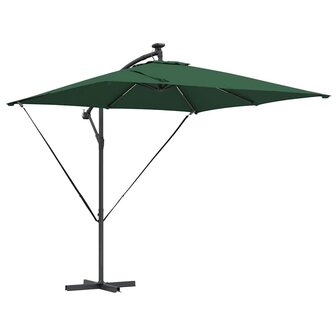 Cantilever Banana Parasol Groen 249 x 249 x 250 cm