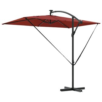 Cantilever Banana Parasol Terracotta 294 x 200 x 254 cm