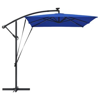 Cantilever Banana Parasol Blauw 294 x 200 x 254 cm