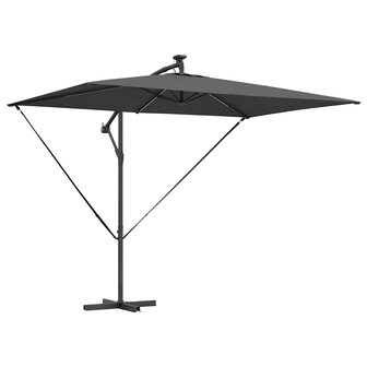 Cantilever Banana Parasol Antraciet 294 x 200 x 254 cm