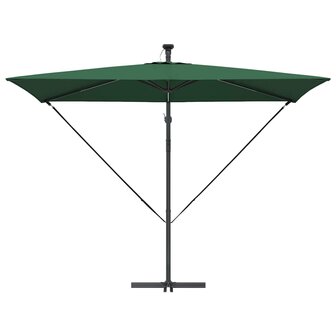 Cantilever Banana Parasol Groen 294 x 200 x 254 cm