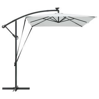 Cantilever Banana Parasol Zand 294 x 200 x 254 cm