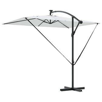 Cantilever Banana Parasol Zand 294 x 200 x 254 cm