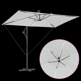 Cantilever Banana Parasol Zand 294 x 200 x 254 cm