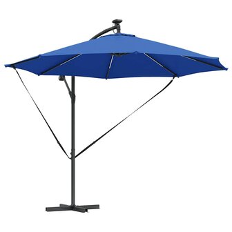 Cantilever Banana Parasol azuurblauw 294 x 294 x 248 cm