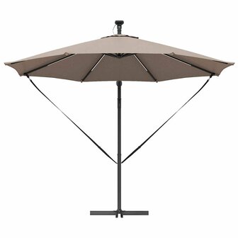 Cantilever Banana Parasol Taupe 294 x 294 x 248 cm