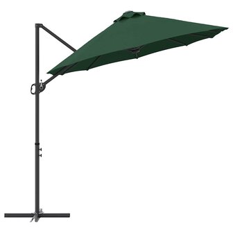 Tuin Cantilever Parasol Groen 372 x 198 x 243 cm