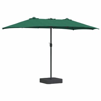Tuinparasol Groen 385 x 209 x 244 cm Stof