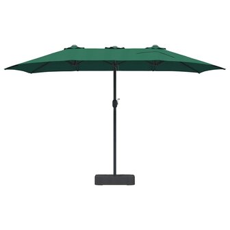 Tuinparasol Groen 385 x 209 x 244 cm Stof