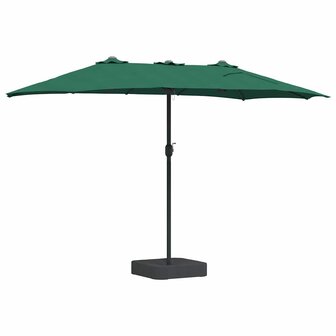 Tuinparasol Groen 385 x 209 x 244 cm Stof