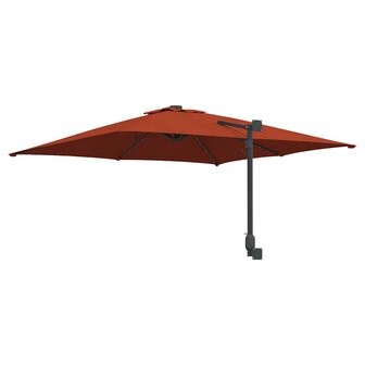 Tuinparasol Terracotta 248.5 x 247.5 x 160 cm Stof