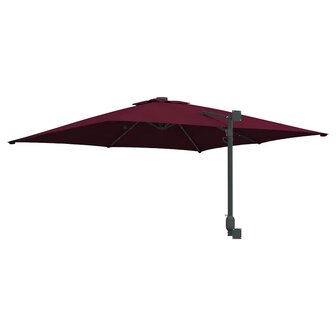Tuinparasol Bordeauxrood 248.5 x 247.5 x 160 cm Stof