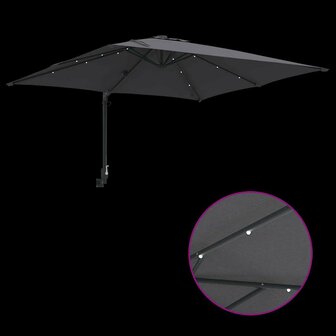Tuinparasol Antraciet 248.5 x 247.5 x 160 cm Stof