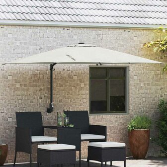 Tuinparasol Zand 248.5 x 247.5 x 160 cm Stof