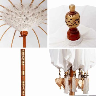 Balinese Parasol Cr&egrave;me (210-220) x 260 cm