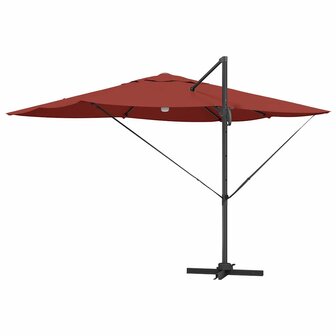 Cantilever Roma parasol Rood en Zwart 352 x 251 x 265 cm